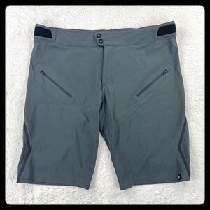 Specialized Atlas Pro XC Trail Mountain Bike Shorts Mens 40 Gray Stretch Cycling